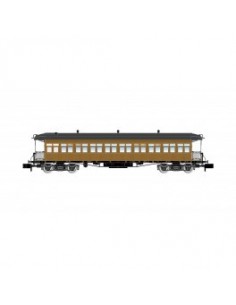 Passenger car 3ª class MZA CWFFV 222 low roof N