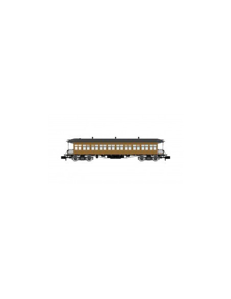 Passenger car 3ª class MZA CWFFV 222 low roof N