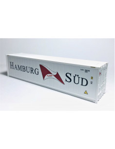 HAMBURG SUD Reefer container 40ft HO scale