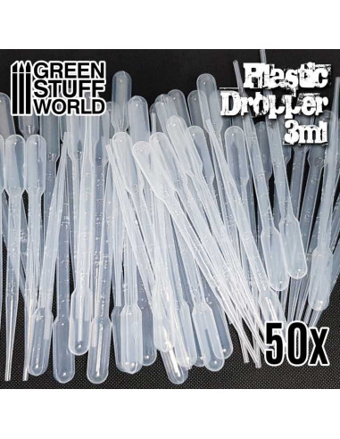 50x Airbrush lange Pipetten Set