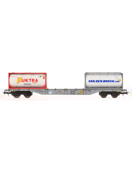 Wagon AAE Sgns with Huktra y Van Den Bosch tank containers Ep VI HO