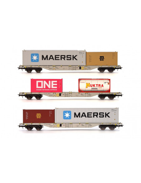 Wagons set AAE Sgns with containers Ep VI HO