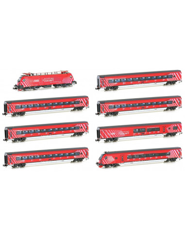 Set Railjet OBB Rail 100 Rh 1116