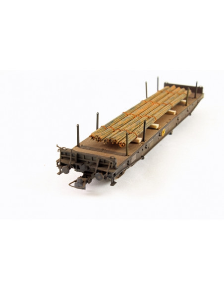 Carga de varillas de acero oxidadas HO