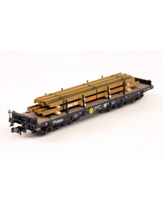 Vigas de acero H oxidadas N 2