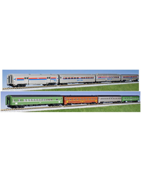 Set AMTRAK Rainbow Era viajeros Ep IV N