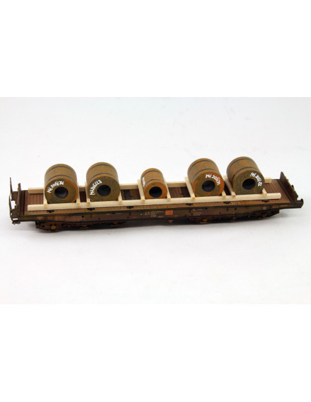 Conjunto de 5 bobinas envejecidas paletizadas HO