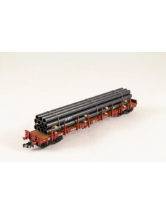 Carga de tubos flejados N