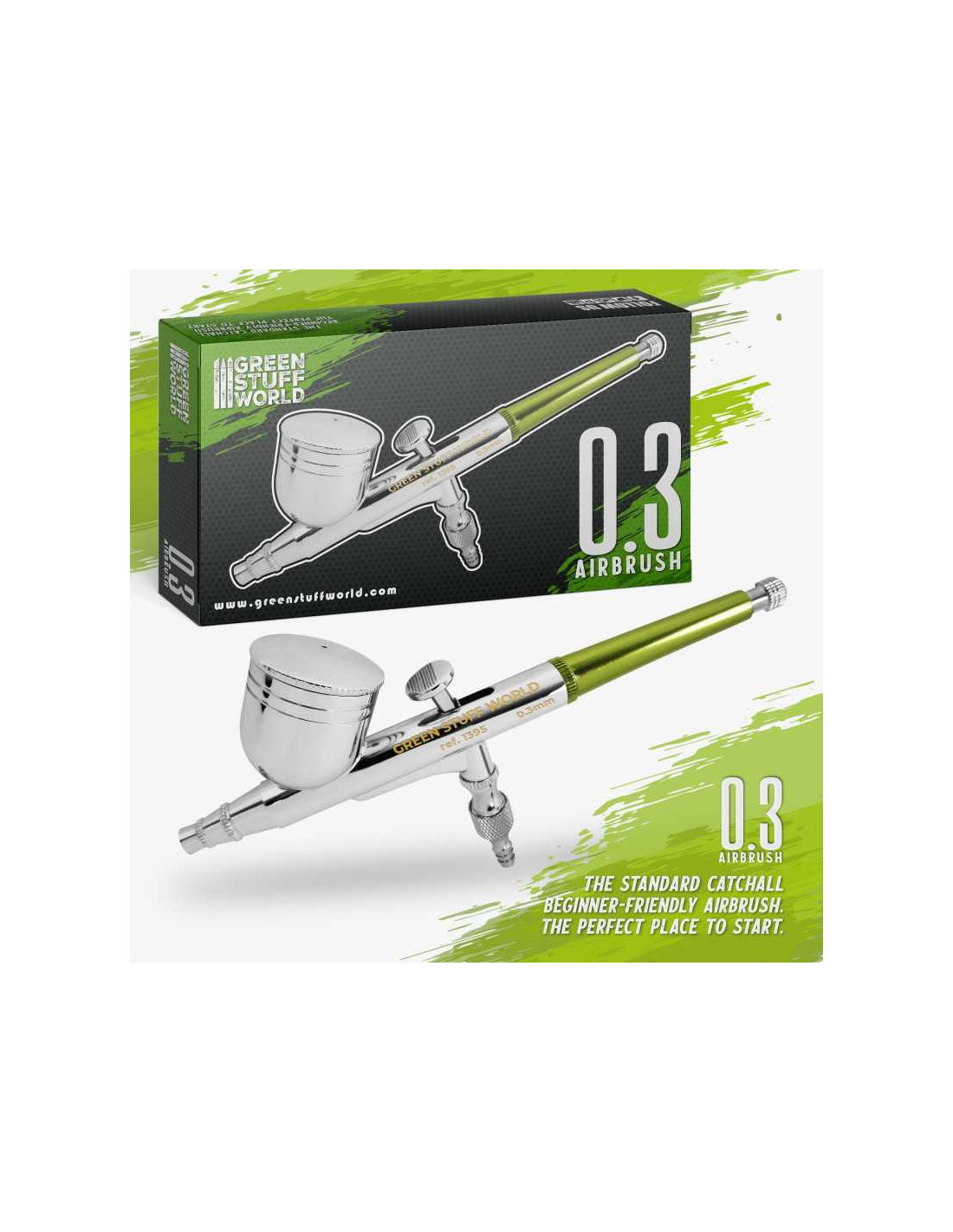 Double action airbrush 0.3 mm