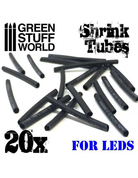 Shrink tubes for LED connections