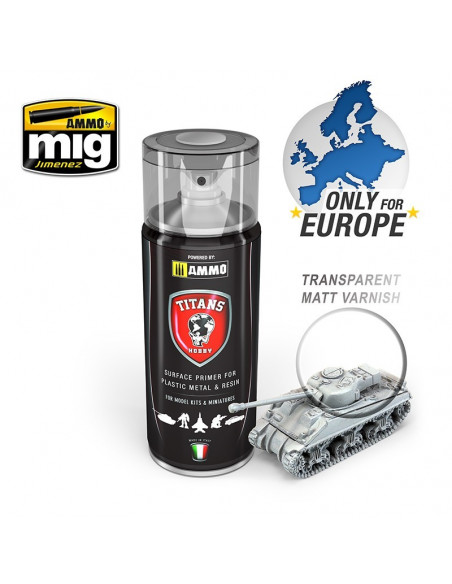 Spray Barniz Mate Transparente / Base