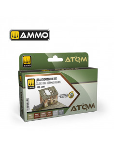 Set de colores para dioramas urbanos