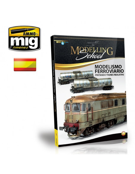 Libro MODELLING SCHOOL Modelismo Ferroviario Pintando Trenes Realistas