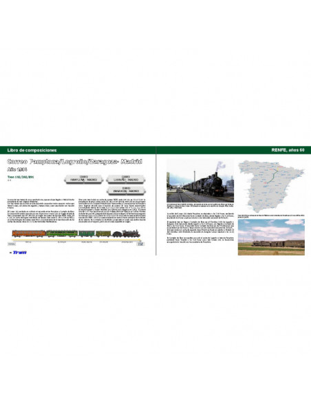 Libro Composiciones RENFE Años 60