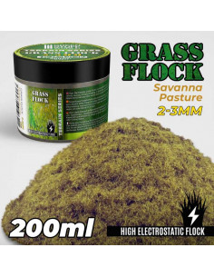 Cesped Electrostatico 2-3mm SAVANNA PASTURE 200ml
