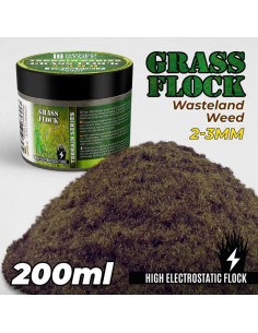 Static Grass Flock 2-3mm WASTELAND WEED 200 ml