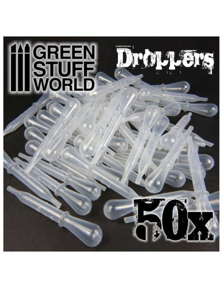 50x Pipetas Cuentagotas Desechables
