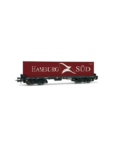 Vagon Sgmms DB con contenedor HAMBURG SUD HO