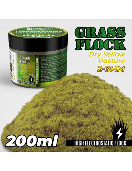 Cesped Electrostatico 2-3mm DRY YELLOW PASTURE 200ml