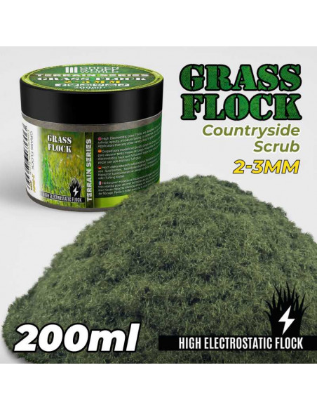 Cesped Electrostatico 2-3mm COUNTRYSIDE SCRUB 200ml