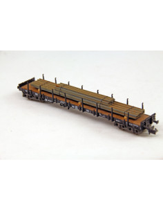 Carga de vigas de acero envejecidas N