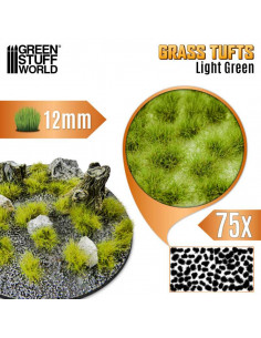 Matas Cesped Tufts 12 mm Verde Claro