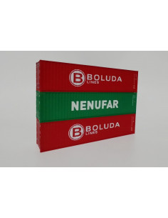 Contenedores BOLUDA Lines NENUFAR 40 pies HO