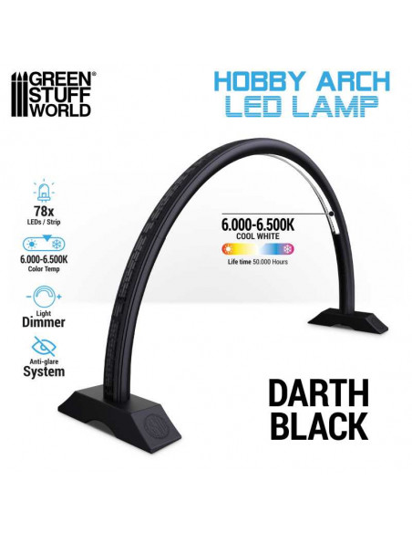 Lampara de arco LED Darth Black
