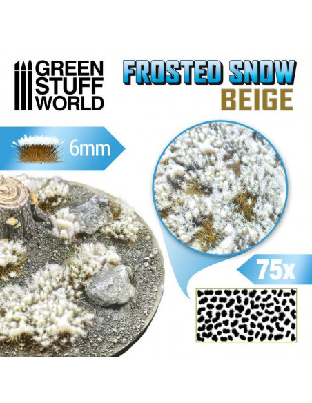 Matas Arbustos Nevados 6mm BEIGE