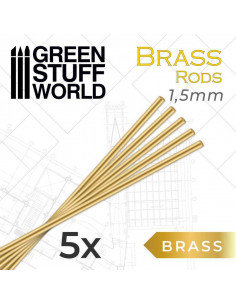 Barras de Latón 1.5mm