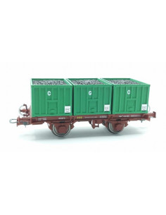 Vagon RENFE portacontenedores CGC Ep IV HO