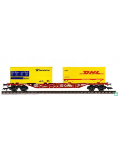 Vagon DB AG portacontenedores DHL Ep VI N