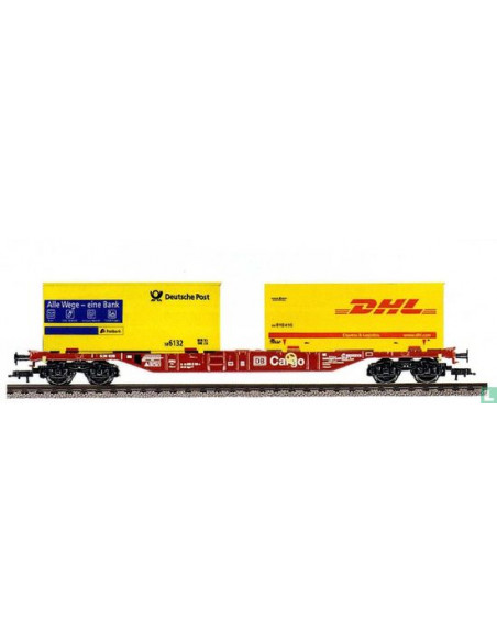 Vagon DB AG portacontenedores DHL Ep VI N