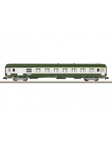 Coche de viajeros SNCF B7D 2ª y equipajes Ep V N