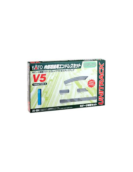 Set Unitrack vias ovalo V5 N