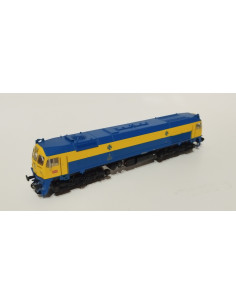 Diesel locomotive Renfe 319.201-0 blue yellow retales N
