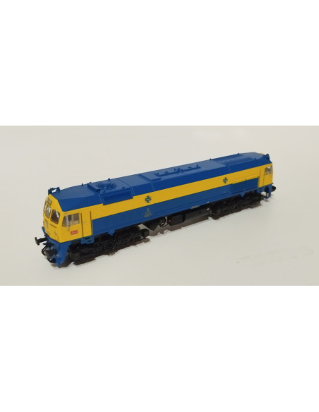 Locomotora Renfe 319.201-0 Azul-Amarillo retales N