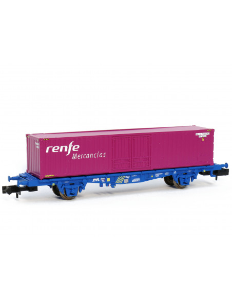 Wagon Renfe portacontenedores Ep V N
