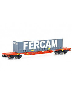 Vagon Wascosa portacontenedores Fercam Sgnss Ep VI N