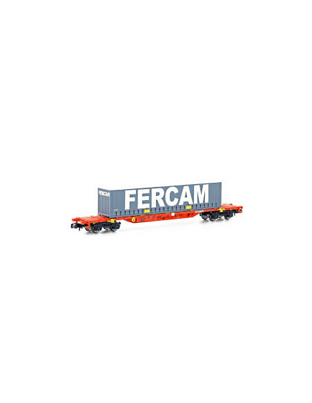 Vagon Wascosa portacontenedores Fercam Sgnss Ep VI N