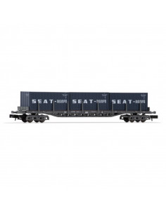 RENFE wagon with containers SEAT N