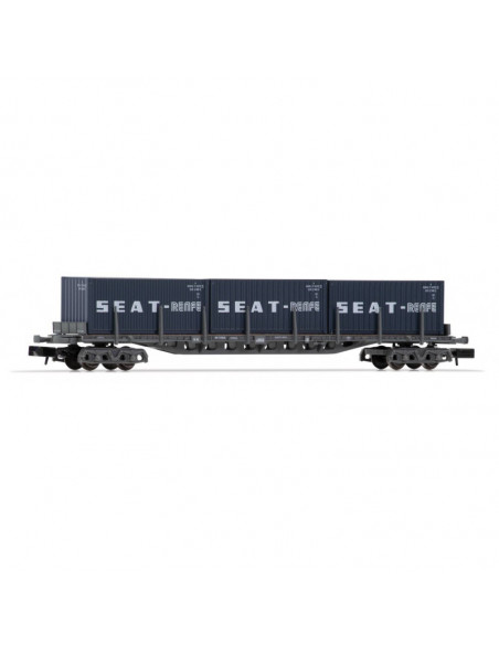 RENFE wagon with SEAT containers N