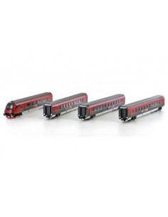 Conjunto OBB Railjet Spirit of Budapest 4 coches de viajeros Ep VI N