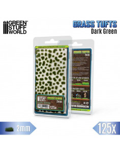 Matas Cesped Tufts 2 mm Verde Oscuro