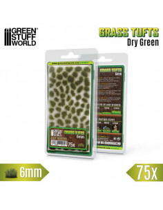Matas Cesped Tufts 6 mm Verde Seco 2