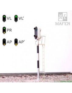 Señal luminosa 2 aspectos (verde/amarillo) HO