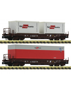 Set de dos vagónes canguro estándar ÖBB Ep V N