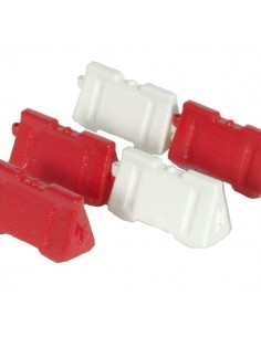 5 Barreras Jersey de plástico HO