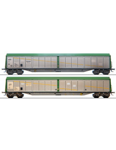 Vagones Renfe JJPD Habiss transporte de cemento envejecios N