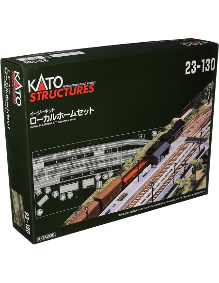 Rural platform for railwaystation N